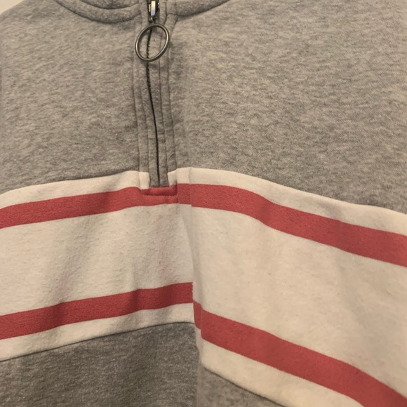 striped quarter zip sweater - Picture 2 of 2